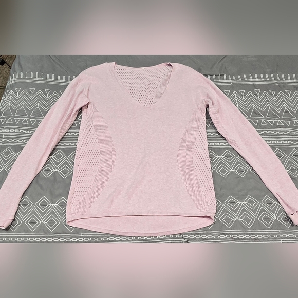 lululemon athletica Sweaters - Lululemon Still Movement Pink Sweater Size 4